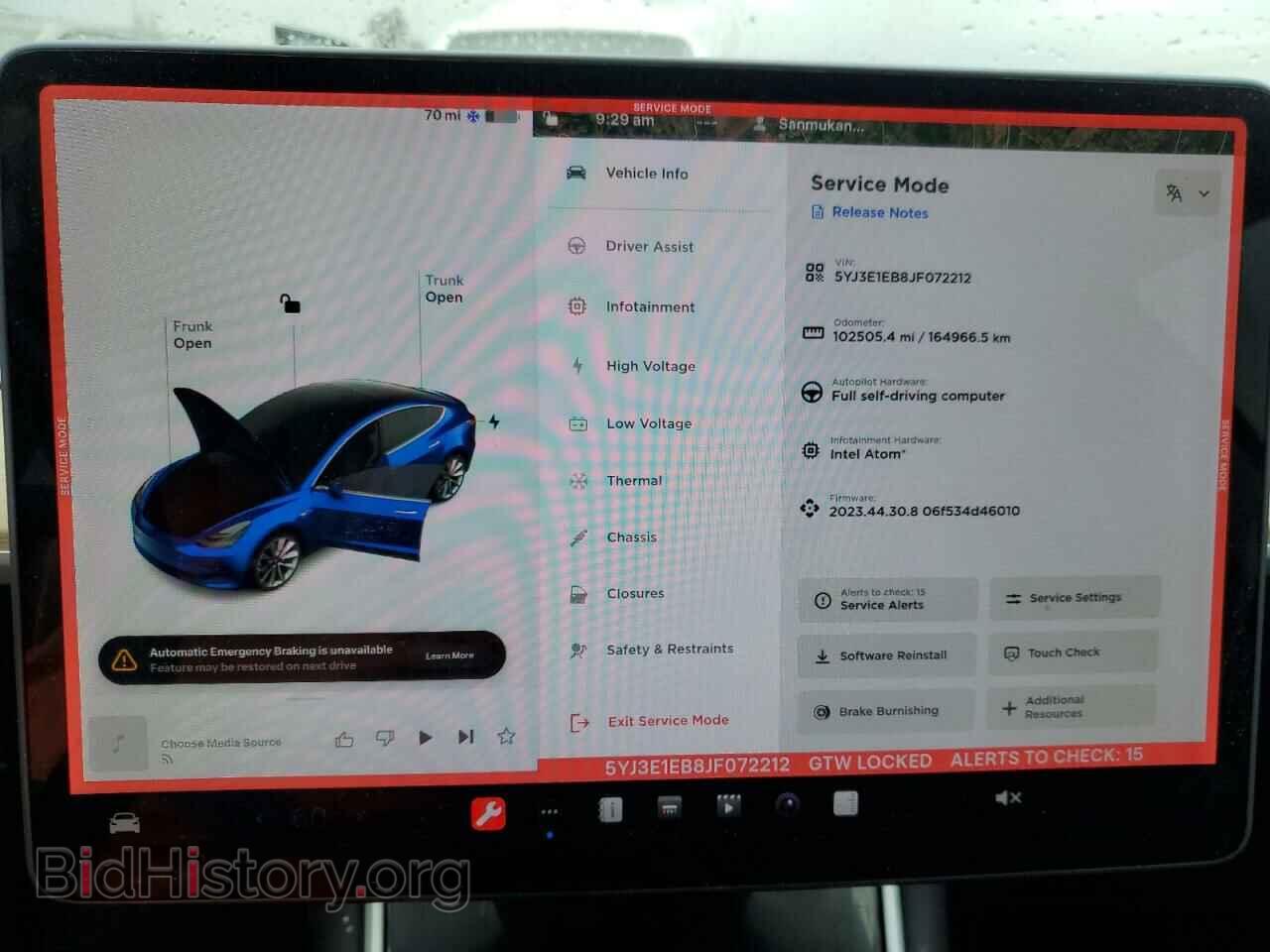 2018 TESLA MODEL 3 - VIN: 5YJ3E1EB8JF072212 - Photo 9