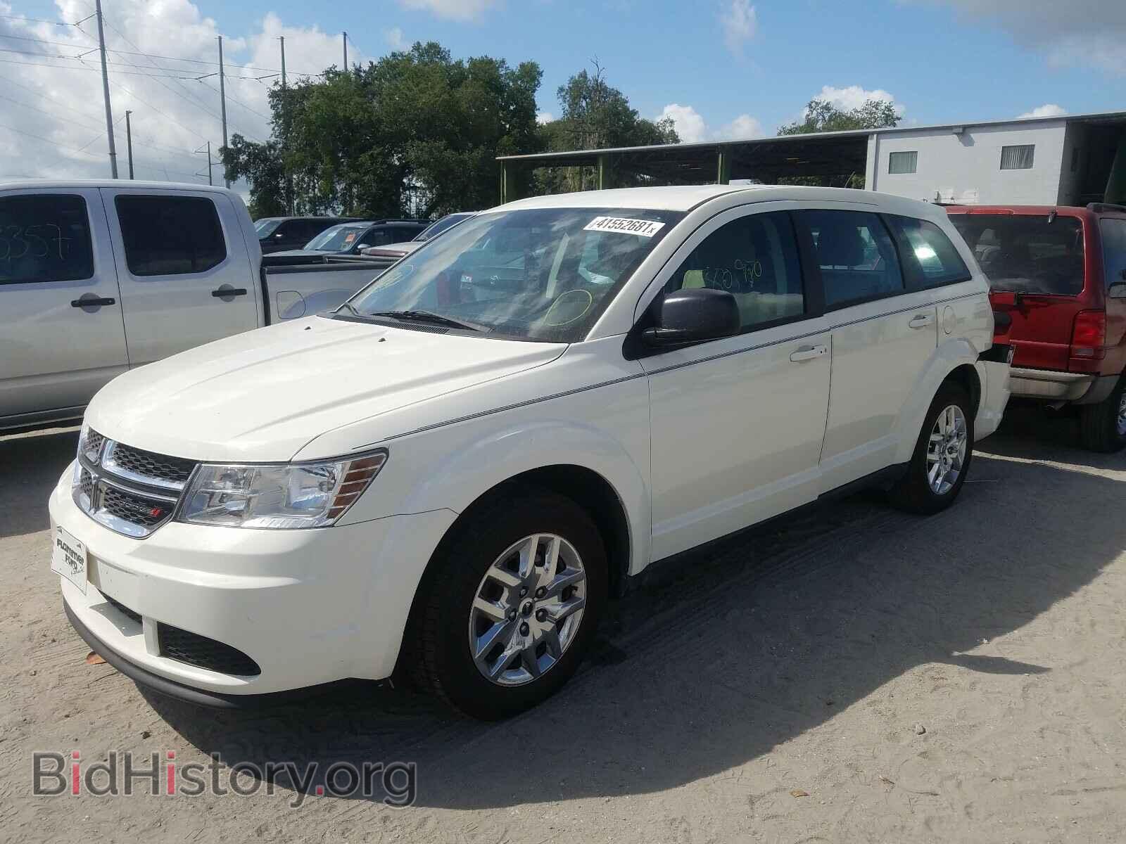 2013 DODGE JOURNEY - VIN: 3C4PDCAB5DT713747 - Фото 2