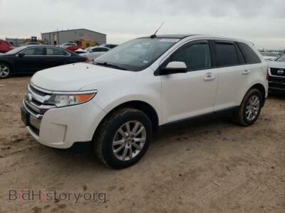 2014 Ford EDGE SEL, white — VIN 2FMDK3JC6EBB47110, Copart