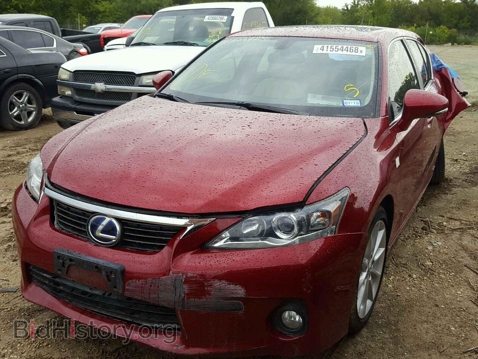 2011 LEXUS CT 200 - VIN: JTHKD5BH9B2046820 - Фото 2