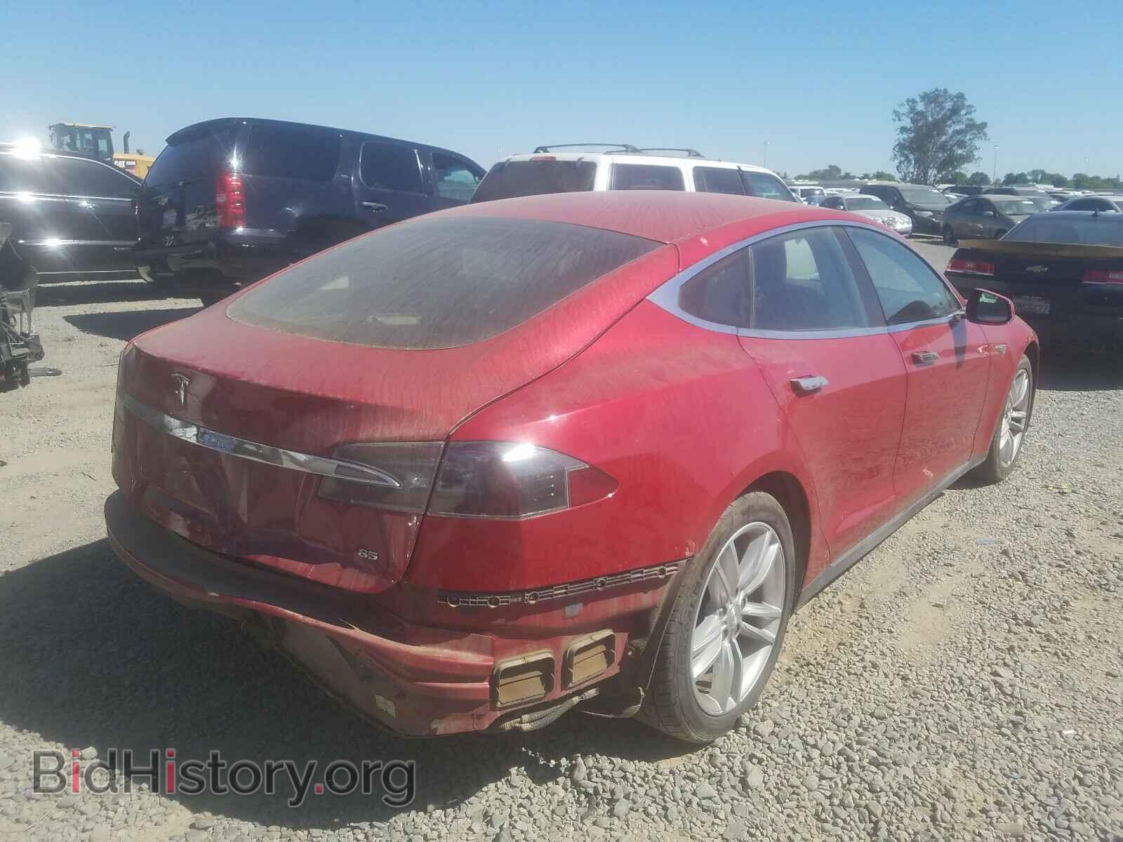 2014 TESLA MODEL S - VIN: 5YJSA1H1XEFP63595 - Фото 4