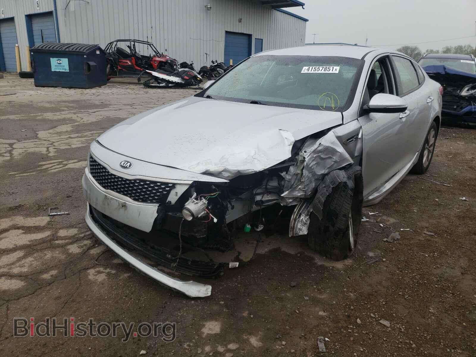 2016 KIA OPTIMA - VIN: 5XXGU4L33GG072920 - Фото 2