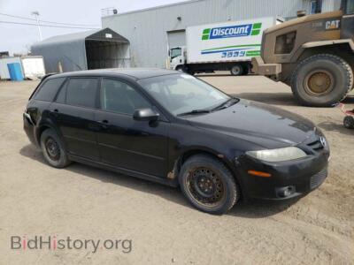 2007 Mazda 6 6 S, black — VIN 1YVHP82D875M17953, Copart