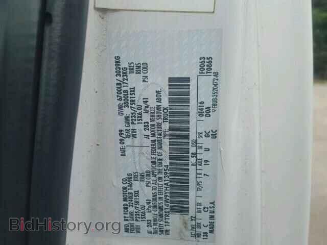 2000 FORD ECONOLINE - VIN: 1FTRE14W9YHA13954 - Фото 10
