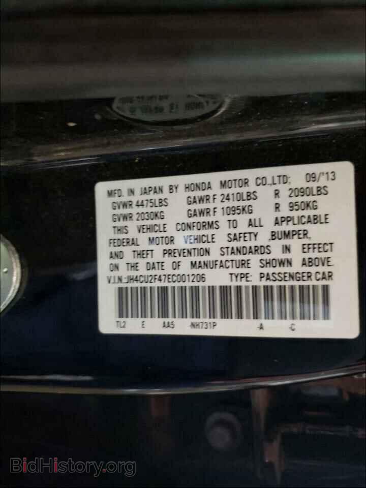2014 ACURA TSX - VIN: JH4CU2F47EC001206 - Фото 10