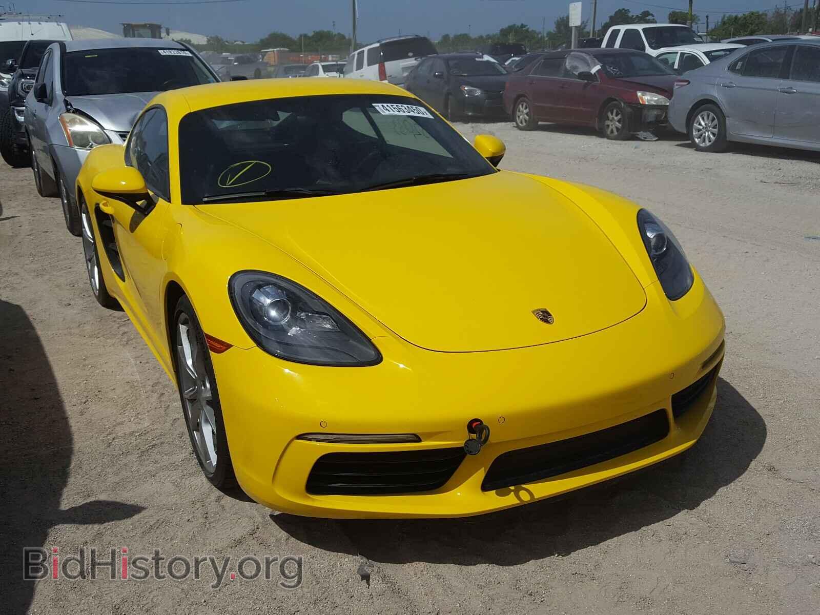 Photo WP0AA2A87JK260838 - PORSCHE CAYMAN 2018