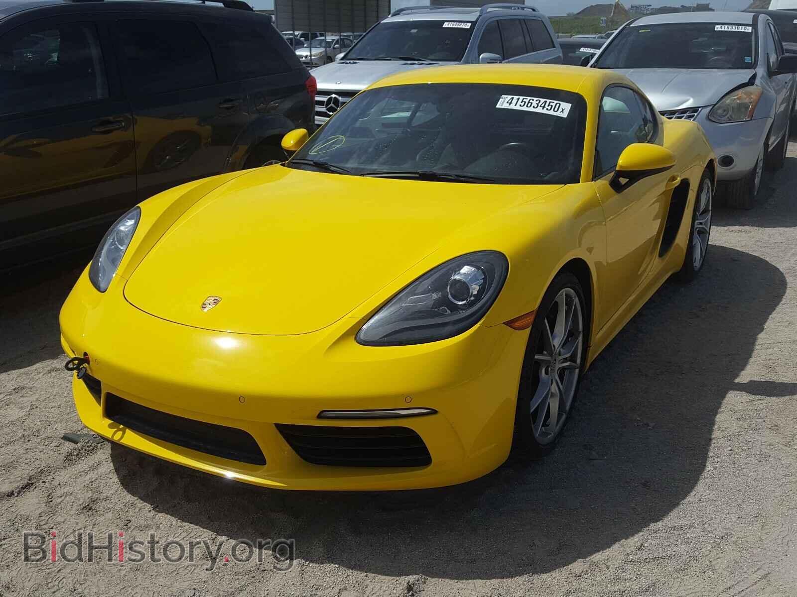 2018 PORSCHE CAYMAN - VIN: WP0AA2A87JK260838 - Фото 2