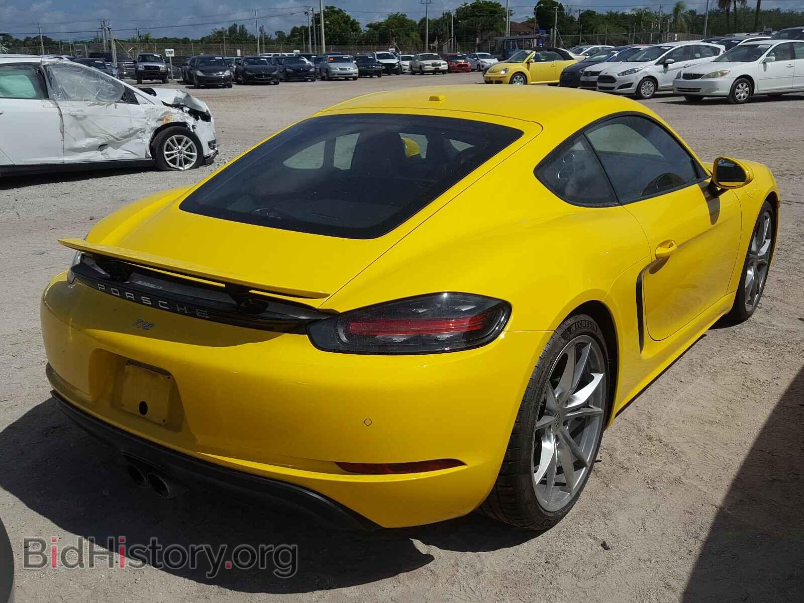 2018 PORSCHE CAYMAN - VIN: WP0AA2A87JK260838 - Фото 4