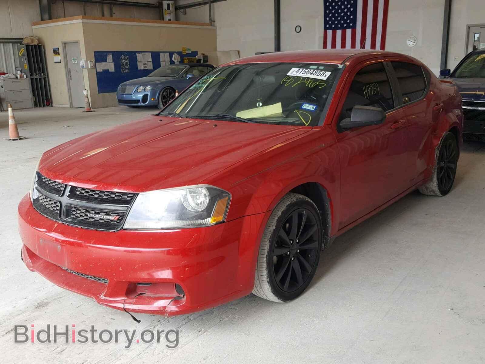 2014 DODGE AVENGER - VIN: 1C3CDZAB2EN182465 - Фото 2