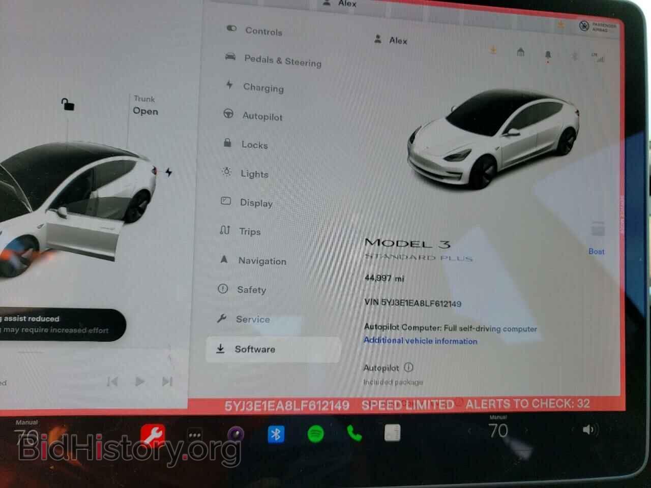 2020 TESLA MODEL 3 - VIN: 5YJ3E1EA8LF612149 - Фото 9