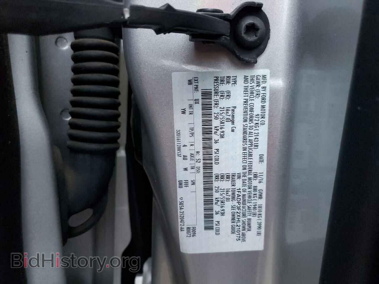 2017 FORD FOCUS - VIN: 1FADP3F2XHL210175 - Photo 12