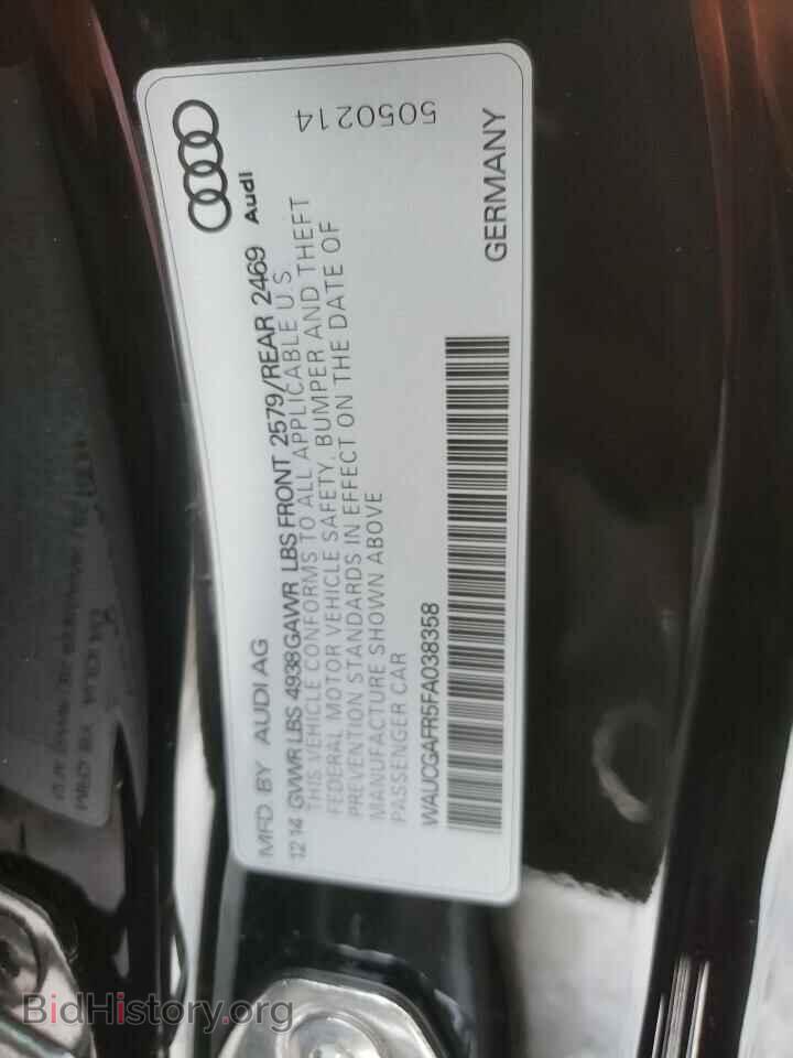 2015 AUDI S5/RS5 - VIN: WAUCGAFR5FA038358 - Фото 12