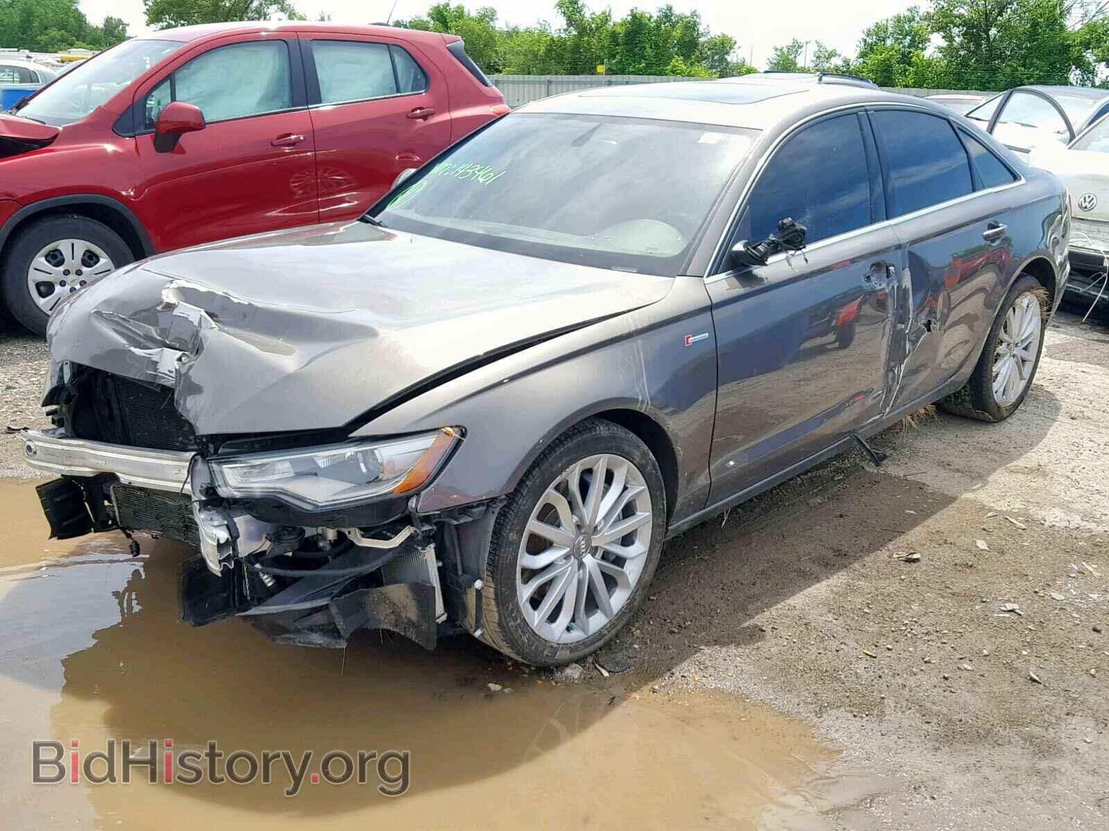 2014 AUDI A6 - VIN: WAUFGAFC8EN143461 - Фото 2