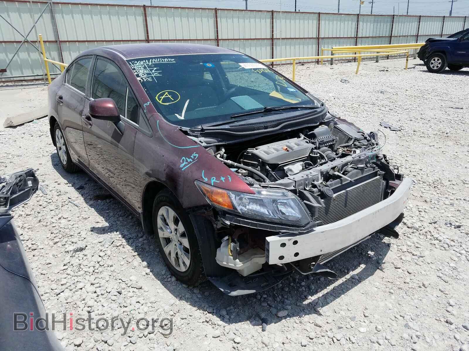 Photo 2HGFB2F53CH504675 - HONDA CIVIC 2012