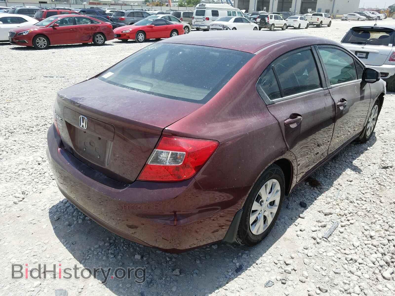 2012 HONDA CIVIC - VIN: 2HGFB2F53CH504675 - Фото 4