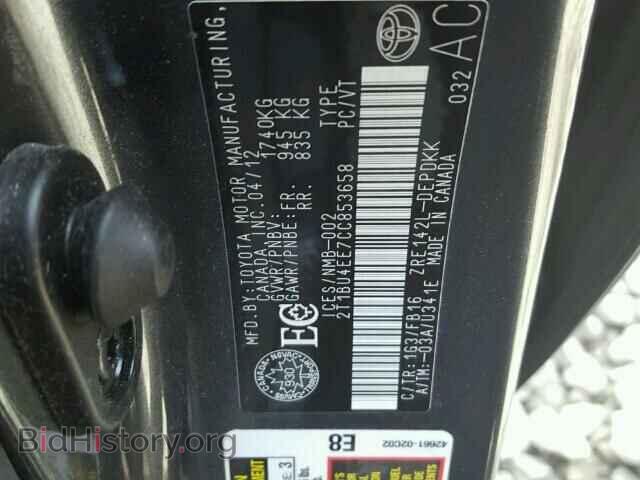 2012 TOYOTA COROLLA - VIN: 2T1BU4EE7CC853658 - Фото 10