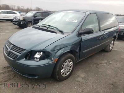 2006 Dodge CARAVAN Grand Cara, синий — VIN 1D4GP24E96B653096, Copart