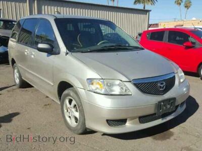 2002 Mazda MPV MPV Wagon, серый — VIN JM3LW28A520328593, Copart