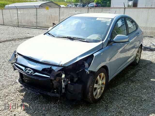 2013 HYUNDAI ACCENT - VIN: KMHCU4AE8DU310698 - Фото 2