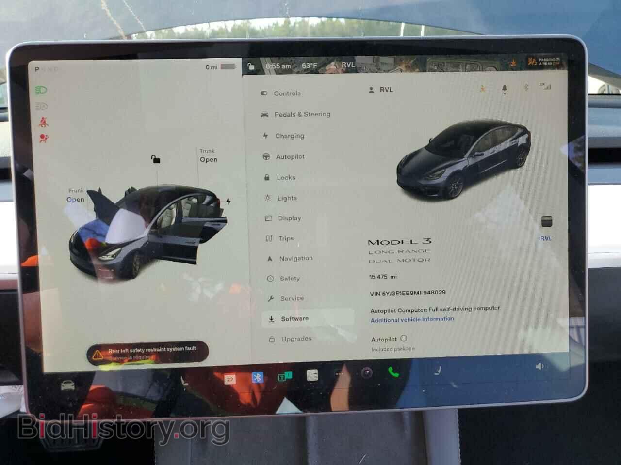 2021 TESLA MODEL 3 - VIN: 5YJ3E1EB9MF948029 - Photo 9