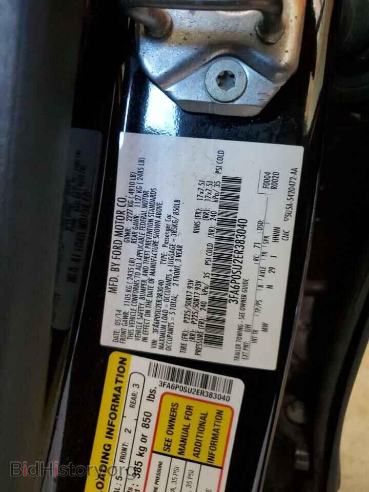 2014 FORD ALL Models - VIN: 3FA6P0SU2ER383040 - Photo 12