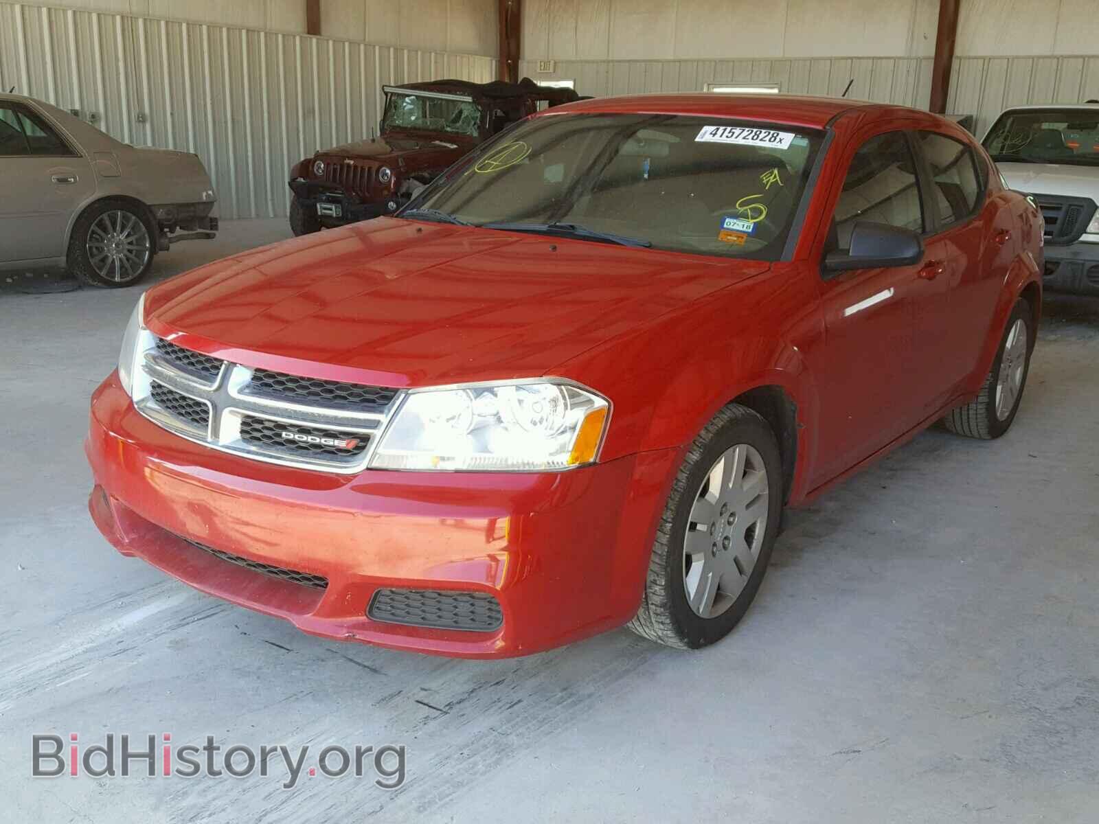 2014 DODGE AVENGER - VIN: 1C3CDZAB4EN200366 - Фото 2