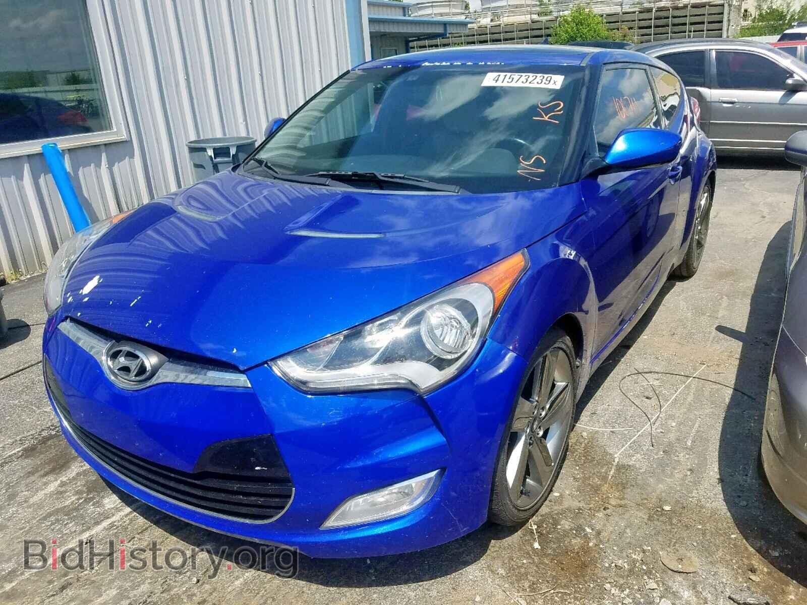2012 HYUNDAI VELOSTER - VIN: KMHTC6AD7CU077675 - Фото 2