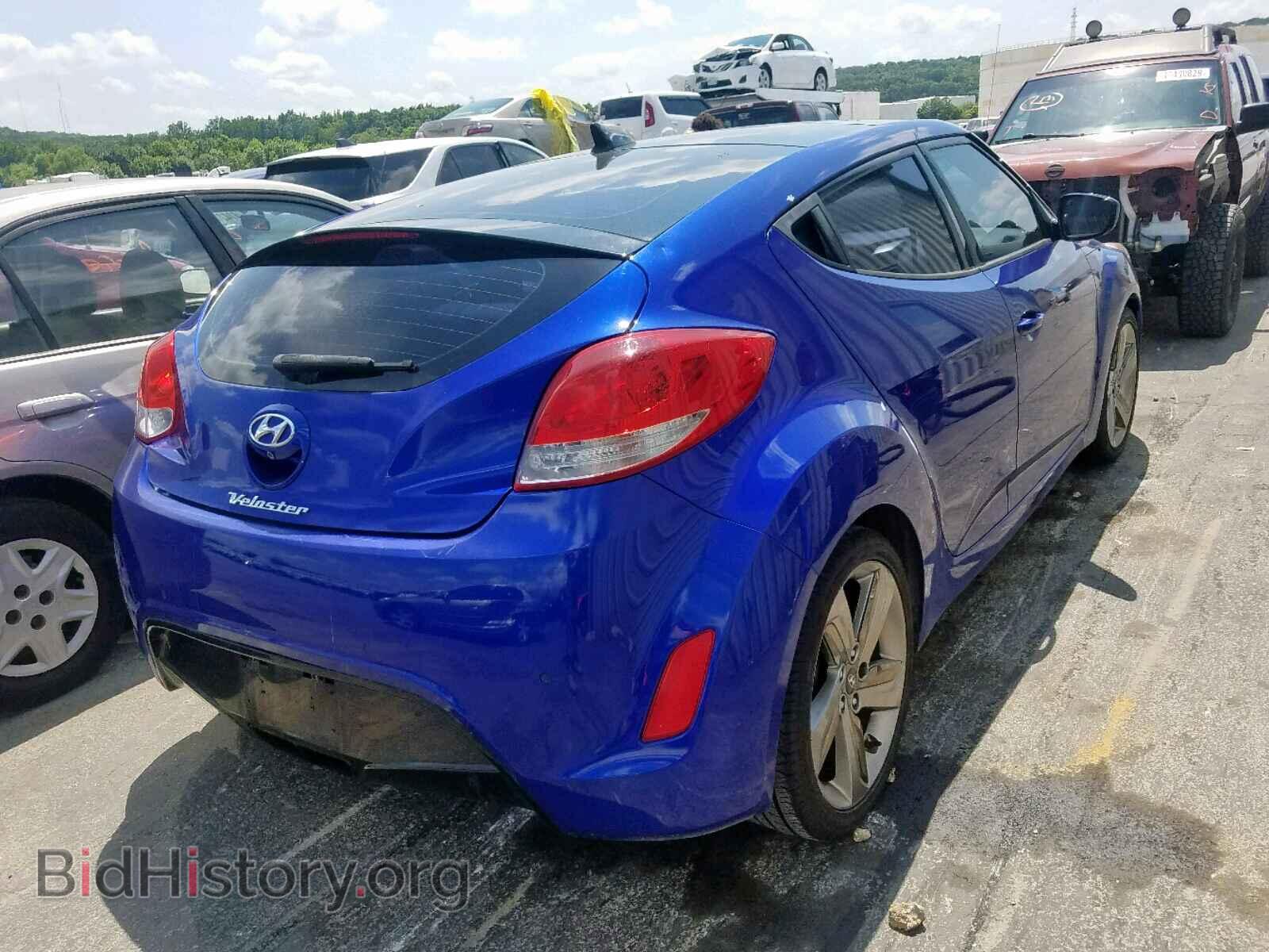 2012 HYUNDAI VELOSTER - VIN: KMHTC6AD7CU077675 - Фото 4