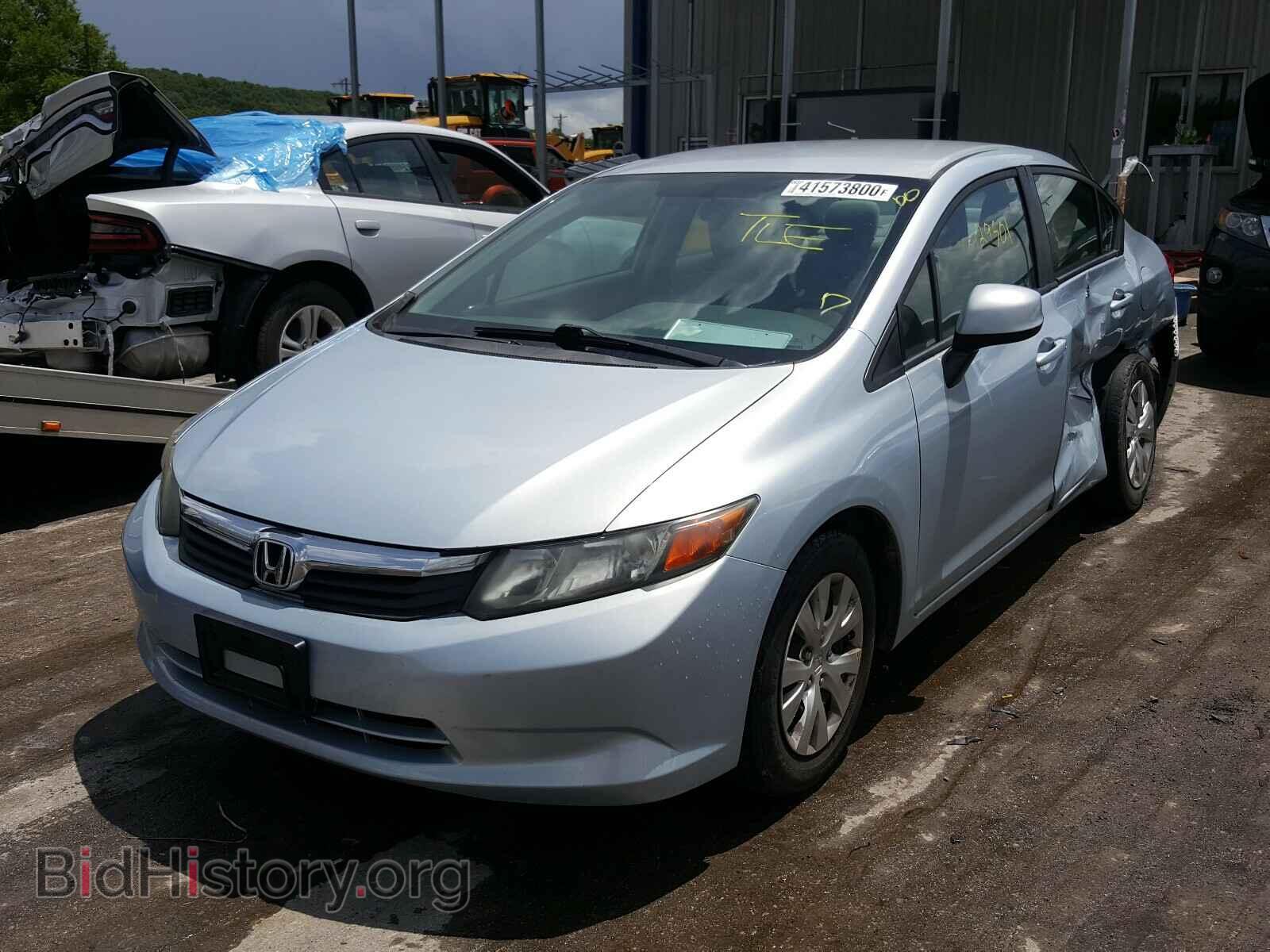 2012 HONDA CIVIC - VIN: 2HGFB2F59CH552617 - Фото 2