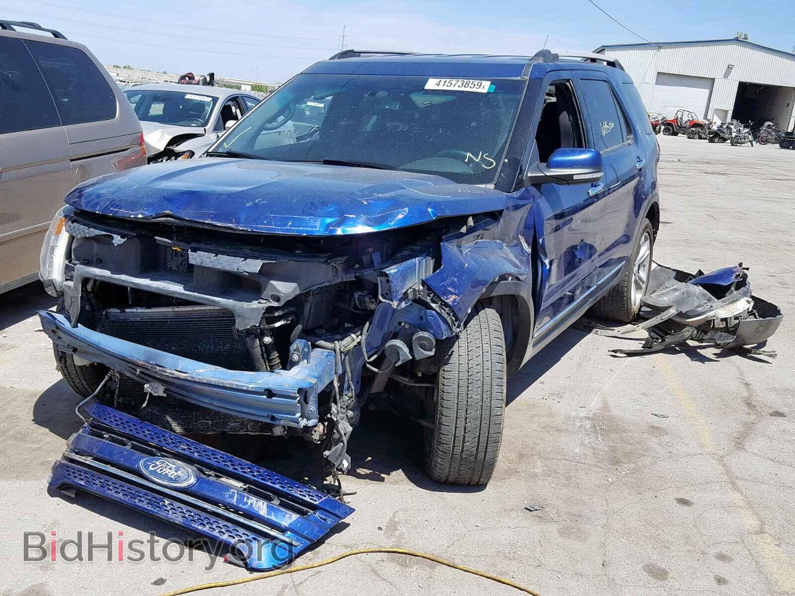 2013 FORD EXPLORER L - VIN: 1FM5K8F89DGB78400 - Фото 2