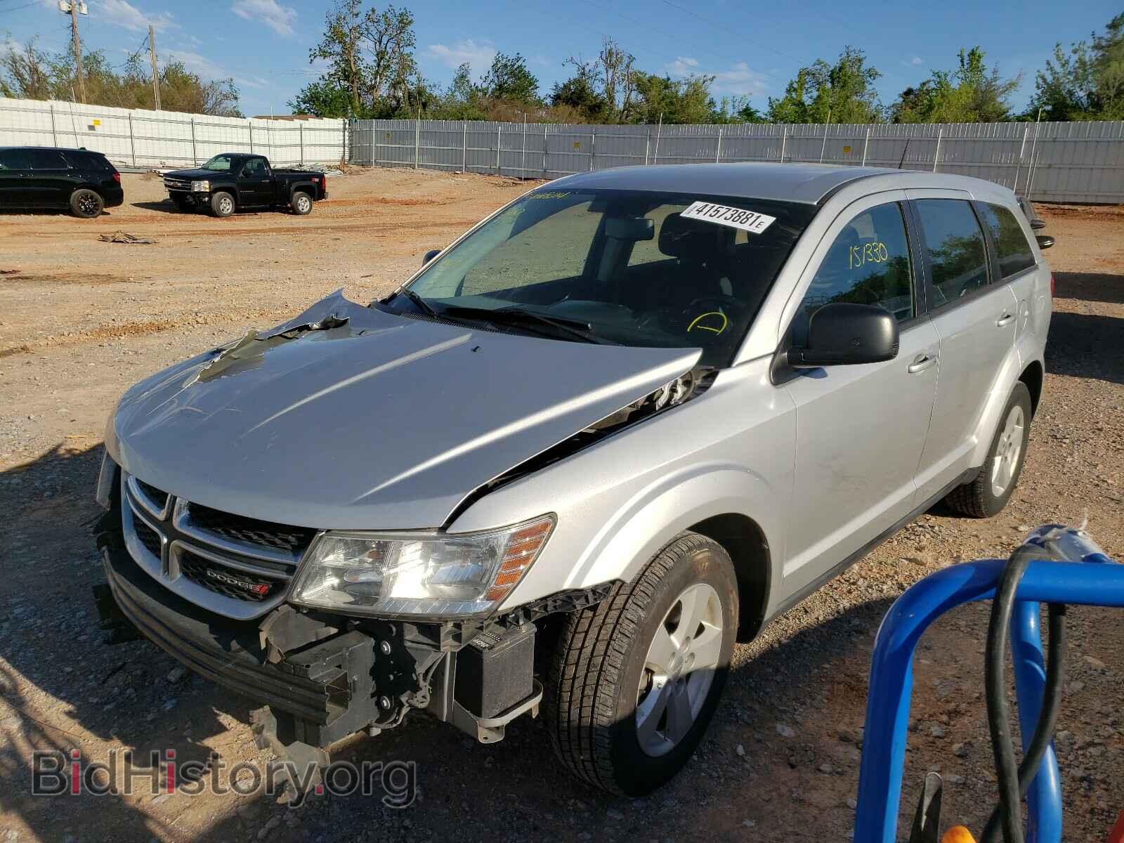 2013 DODGE JOURNEY - VIN: 3C4PDCAB6DT566824 - Фото 2