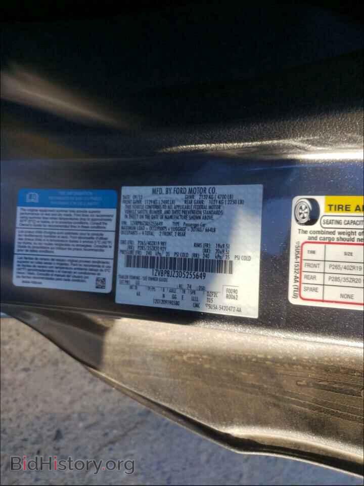 2013 FORD MUSTANG - VIN: 1ZVBP8JZ3D5255649 - Фото 10