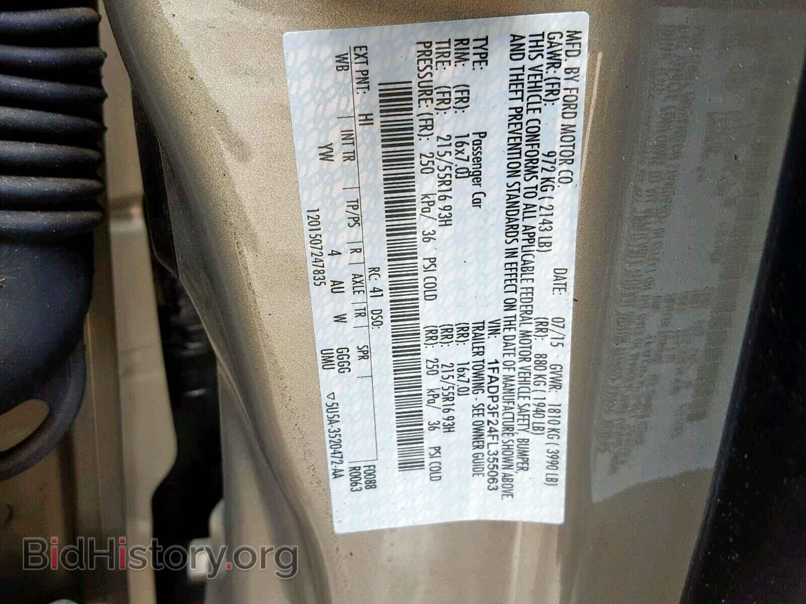 2015 FORD FOCUS SE - VIN: 1FADP3F24FL355063 - Фото 10