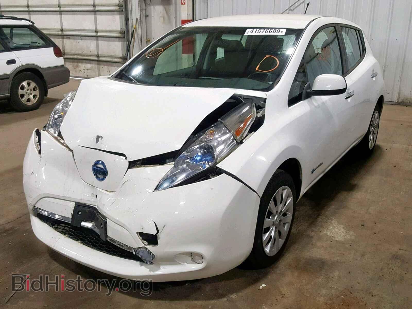 2013 NISSAN LEAF - VIN: 1N4AZ0CP9DC412754 - Фото 2