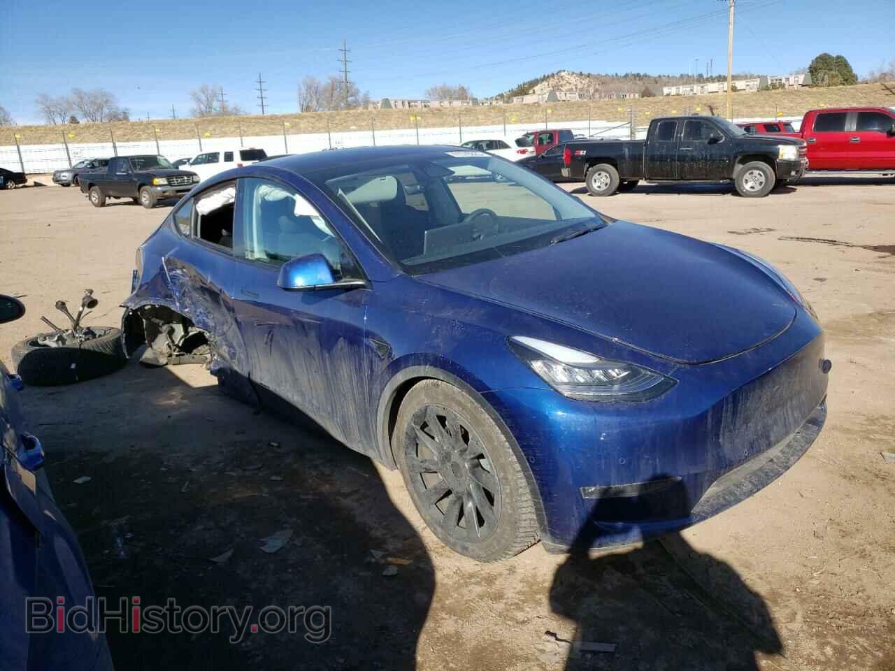 2020 TESLA MODEL Y - VIN: 5YJYGDEE9LF040870 - Фото 4