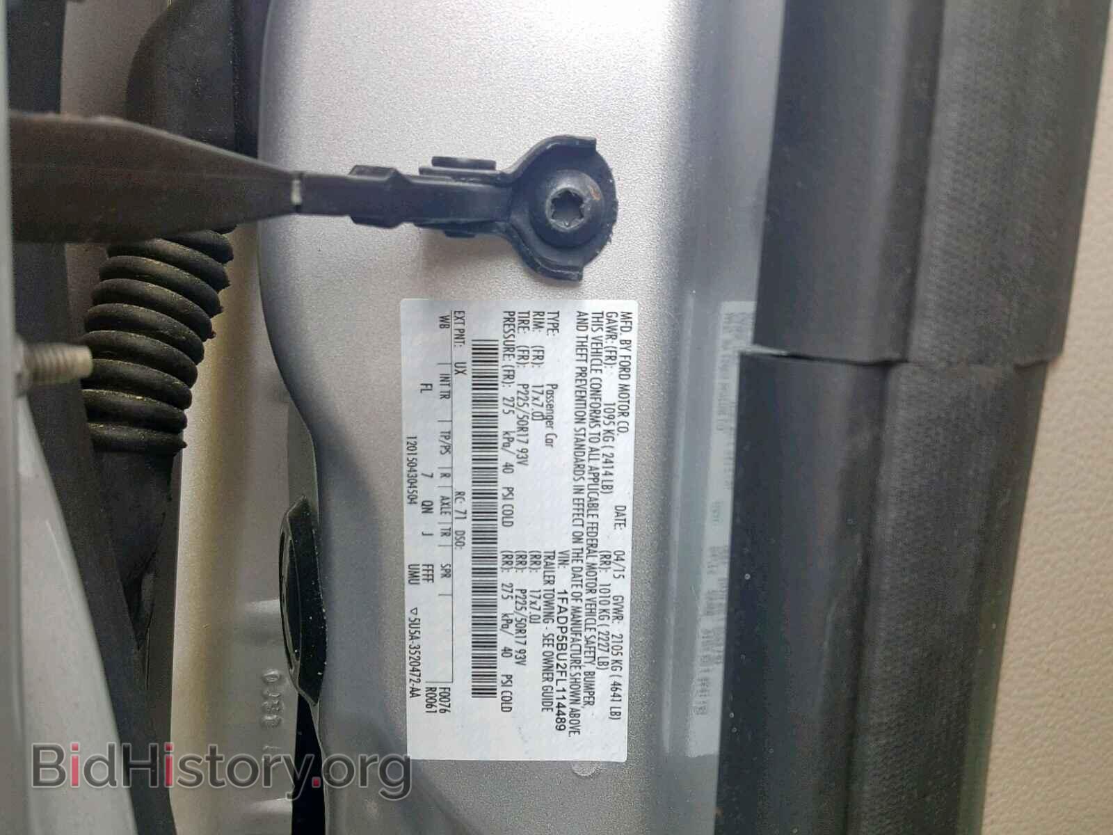 2015 FORD C-MAX SEL - VIN: 1FADP5BU2FL114489 - Фото 10