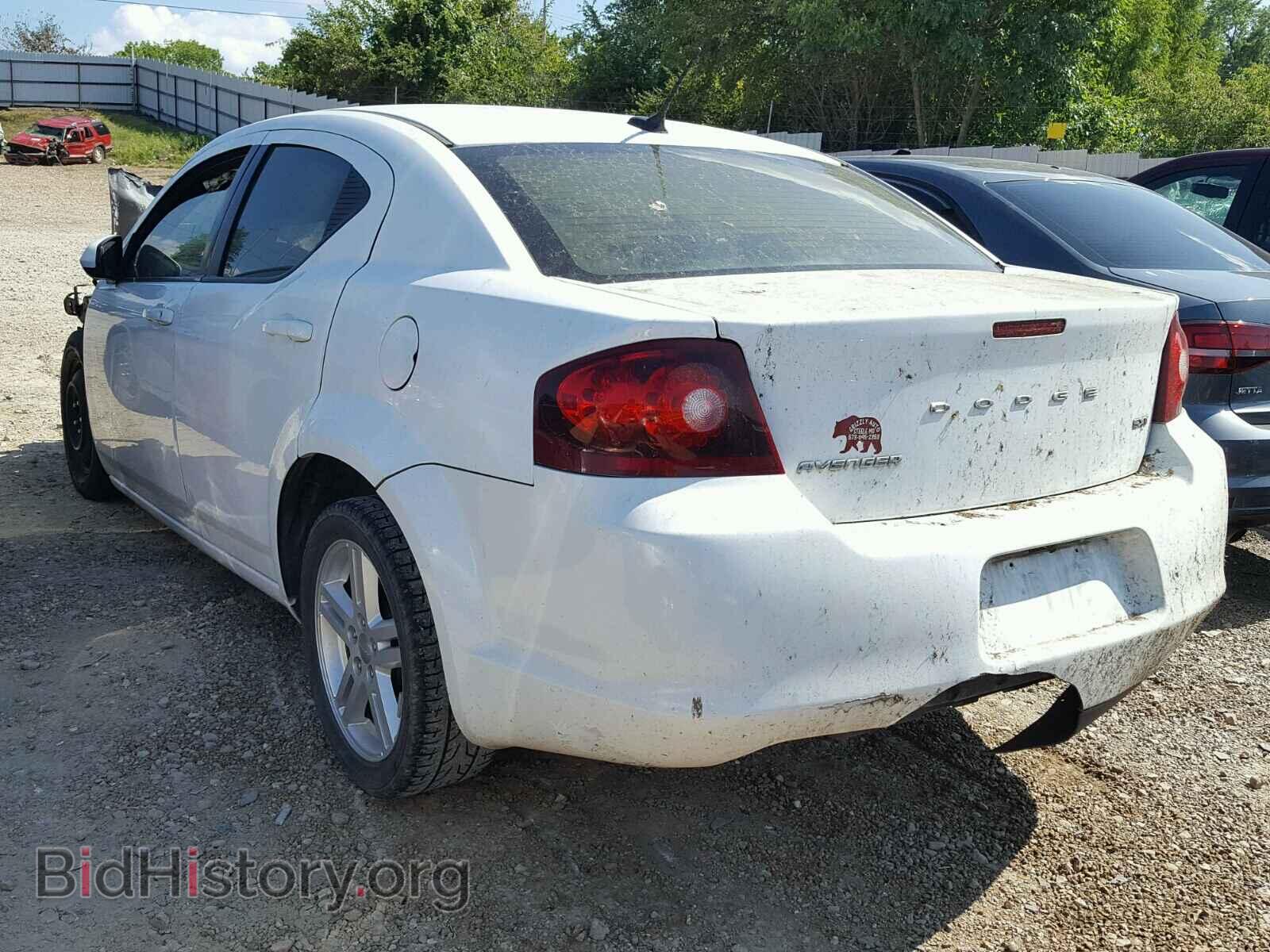 2012 DODGE AVENGER - VIN: 1C3CDZCB7CN237258 - Фото 3
