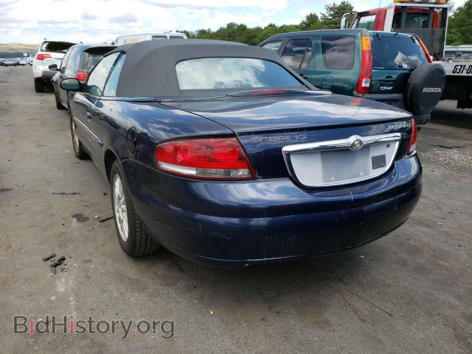 2005 CHRYSLER SEBRING - VIN: 1C3EL55R85N608445 - Фото 3