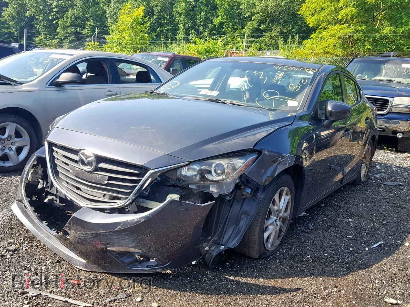 2014 MAZDA 3 - VIN: JM1BM1V70E1136736 - Фото 2