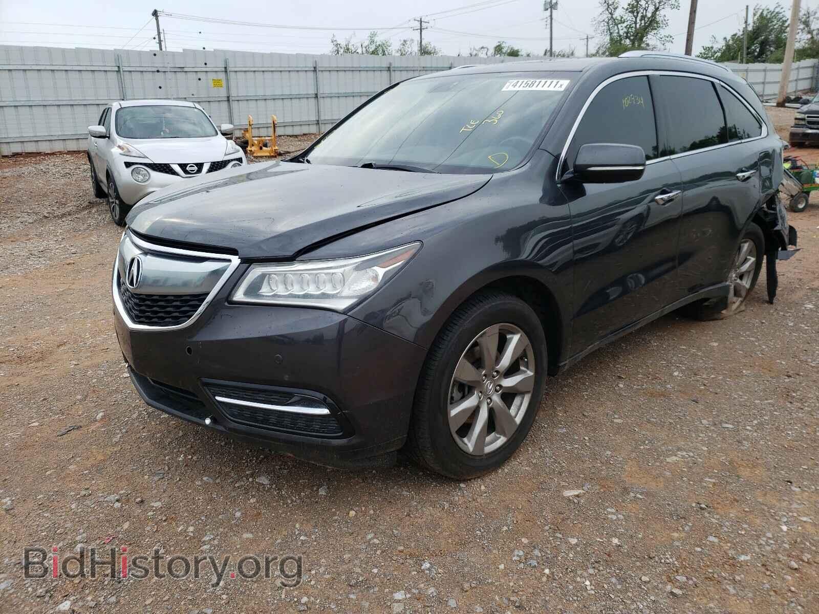 2014 ACURA MDX - VIN: 5FRYD4H83EB029573 - Фото 2