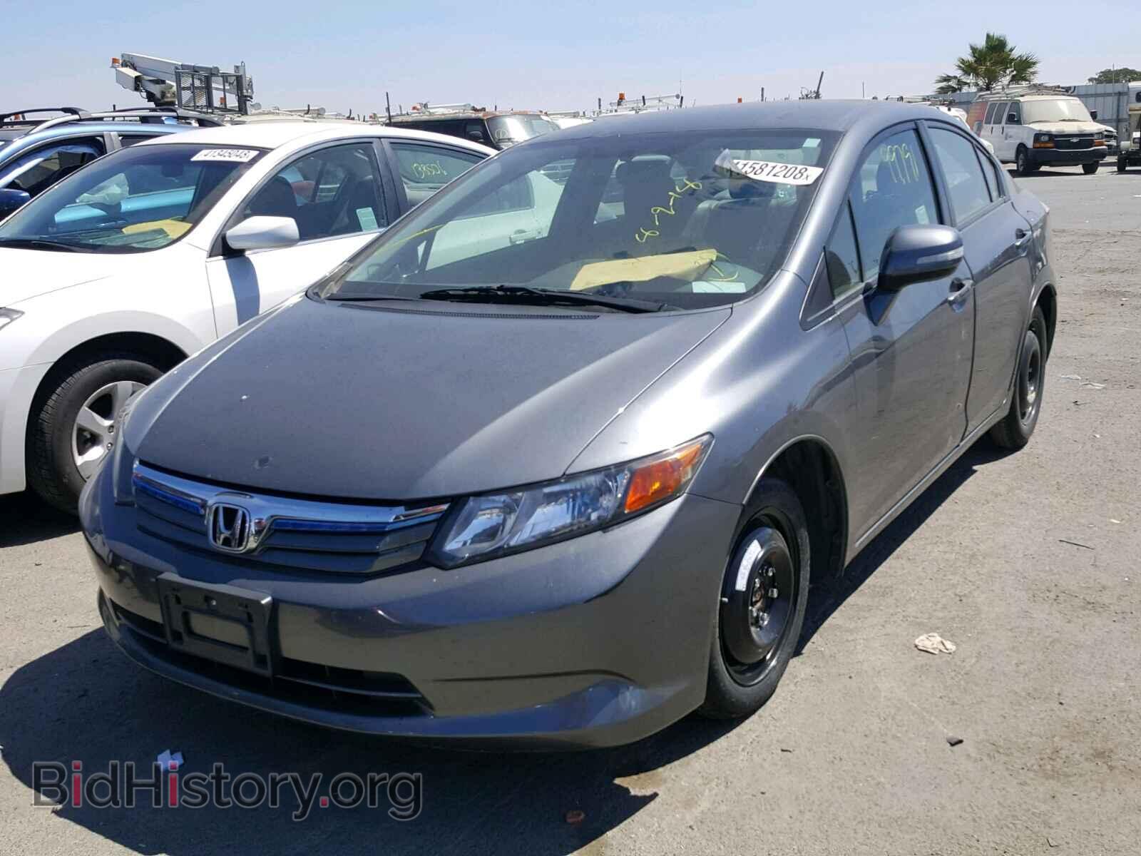 2012 HONDA CIVIC - VIN: JHMFB4F38CS001952 - Фото 2