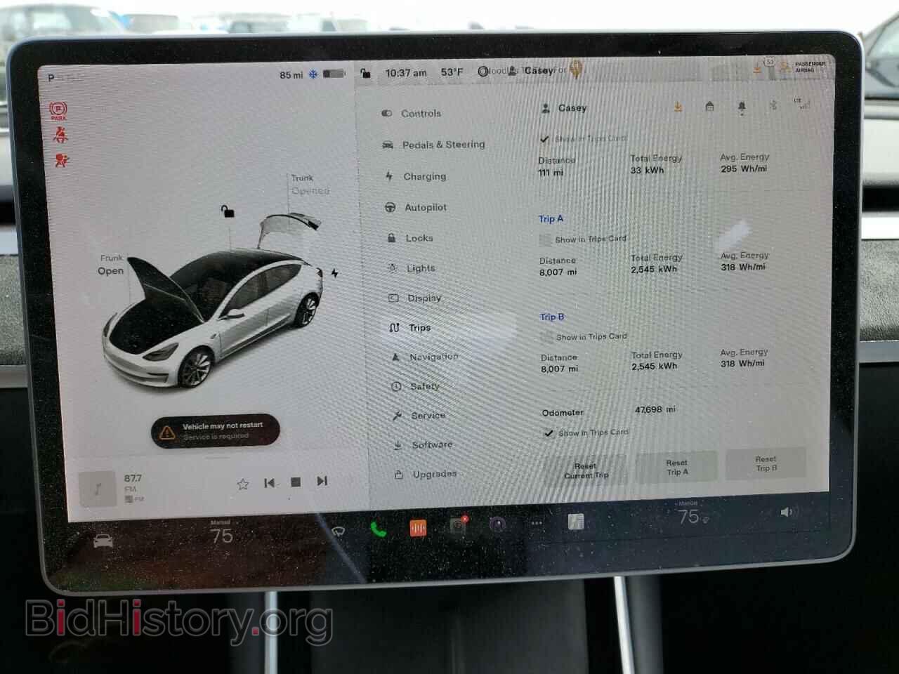 2018 TESLA MODEL 3 - VIN: 5YJ3E1EB3JF081481 - Photo 9