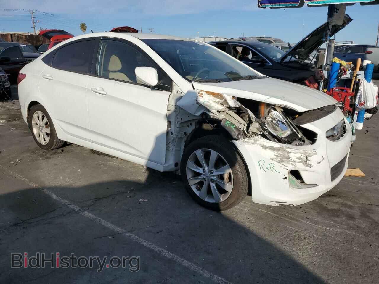 2013 HYUNDAI ACCENT - VIN: KMHCU4AEXDU461994 - Фото 4