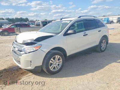 2013 Ford EDGE, white — VIN 2FMDK3GC2DBA43414, Copart