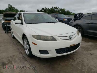 2008 Mazda 6 6 I, белый — VIN 1YVHP80CX85M34894, Copart