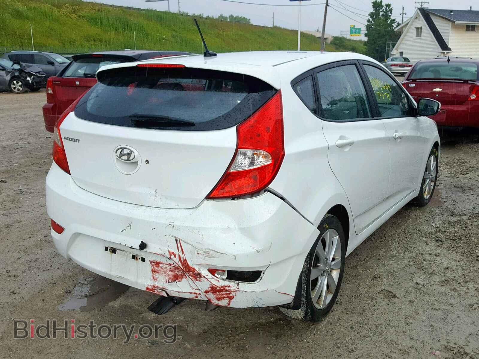 2013 HYUNDAI ACCENT - VIN: KMHCU5AE0DU106015 - Фото 4