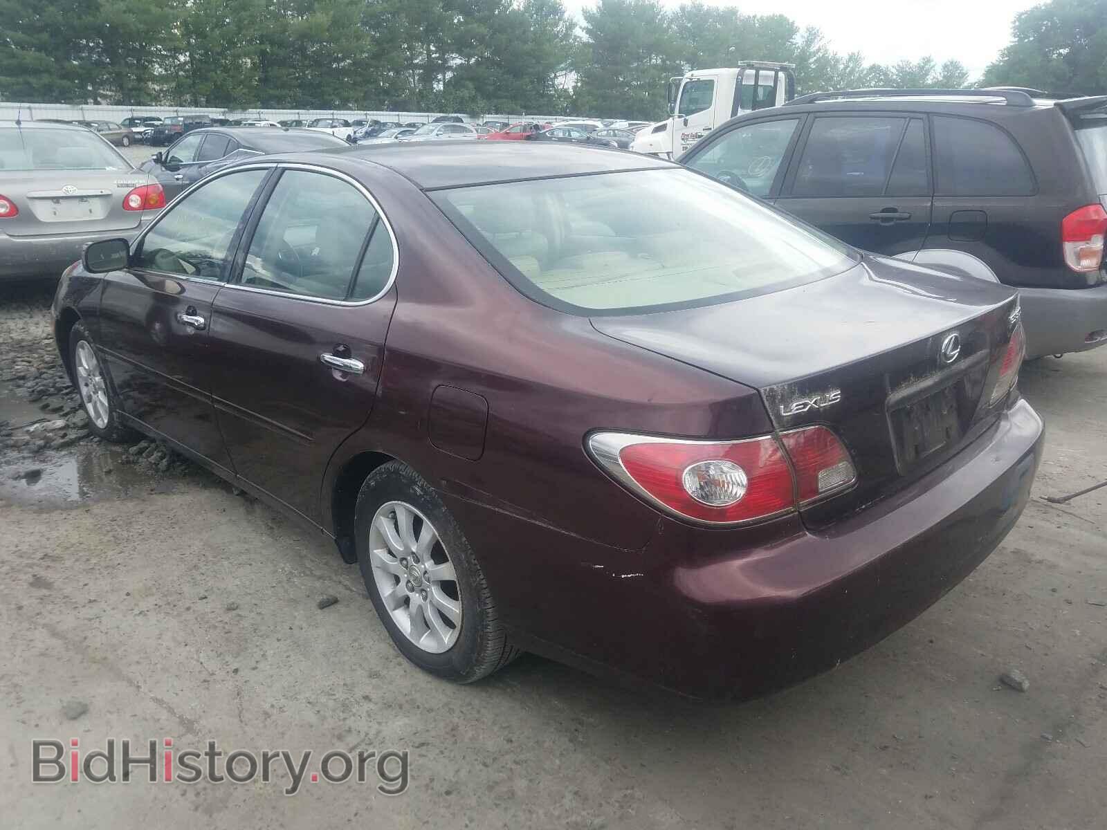 2003 LEXUS ES300 - VIN: JTHBF30G330138141 - Фото 3
