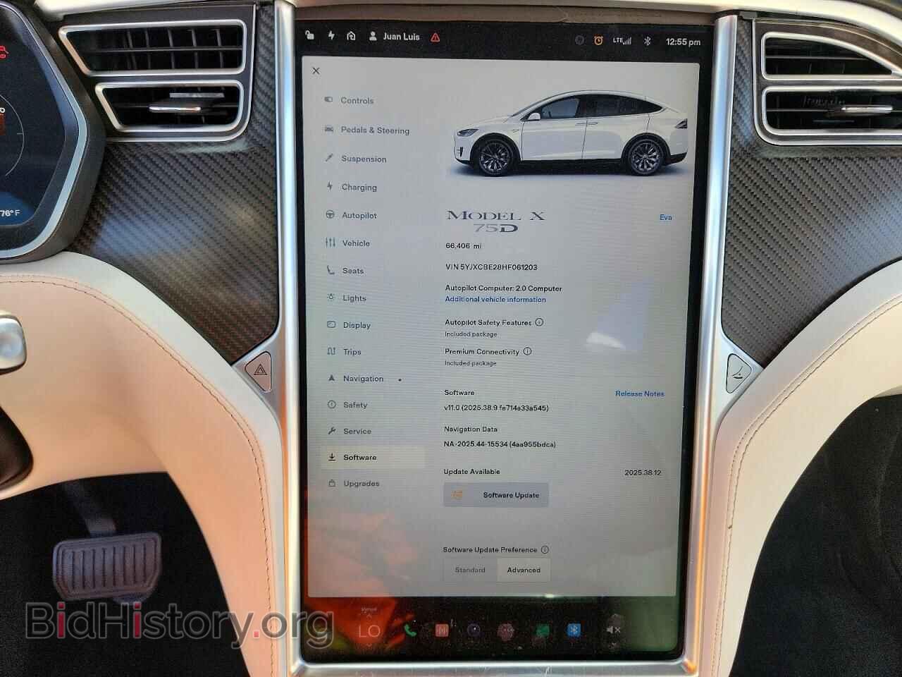 2017 TESLA MODEL X - VIN: 5YJXCBE28HF061203 - Фото 9