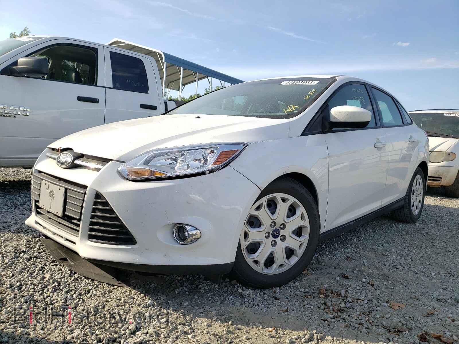 2012 FORD FOCUS - VIN: 1FAHP3F22CL343698 - Фото 2