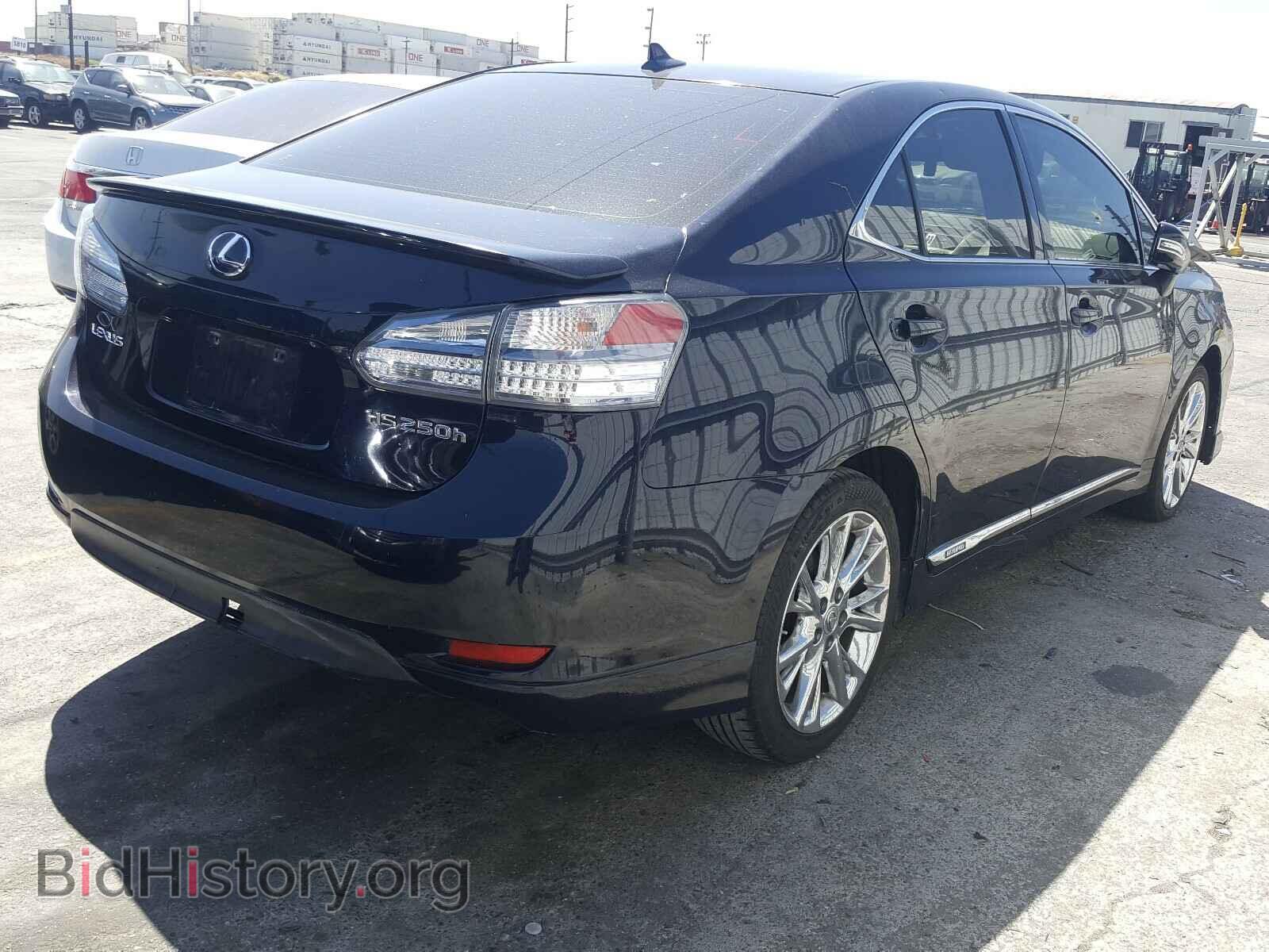 2010 LEXUS HS - VIN: JTHBB1BA1A2017389 - Photo 4